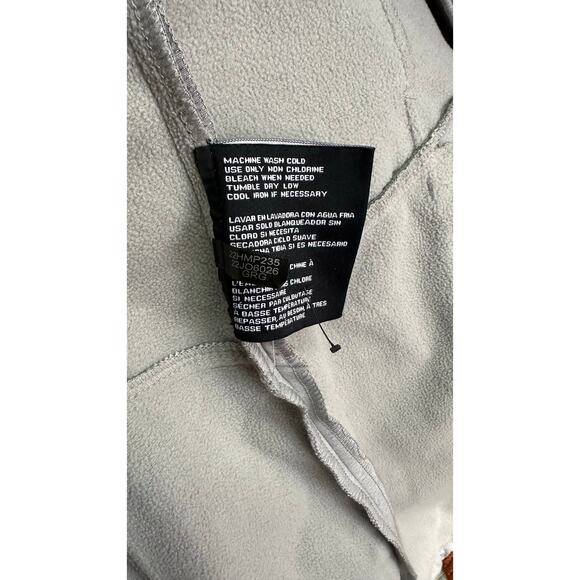 Guess Trench Double-Breasted Hooded Coat M in Gray - Picture 10 of 12